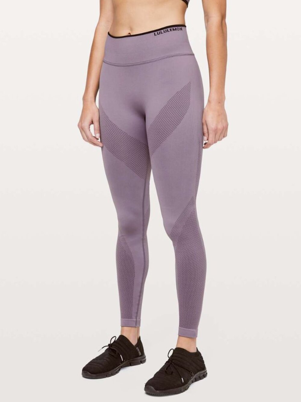 Lululemon Iconic Sweat Tight Graphite Purple Black W5BJSS